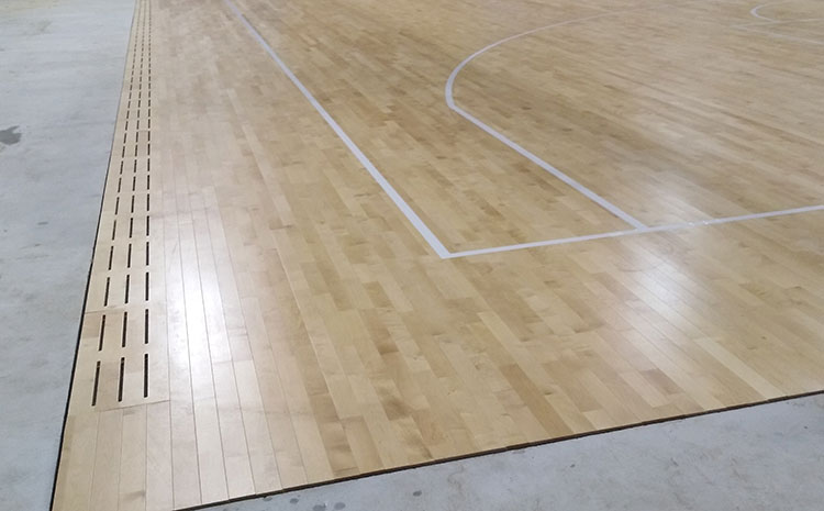 硬木企口籃球木地板厚度
