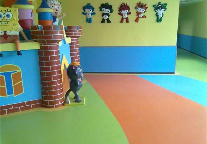 pvc運(yùn)動(dòng)地板安裝后的效果 pvc運(yùn)動(dòng)地板安裝后的效果