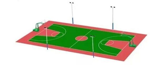 籃球場燈桿布燈 籃球場燈桿布燈