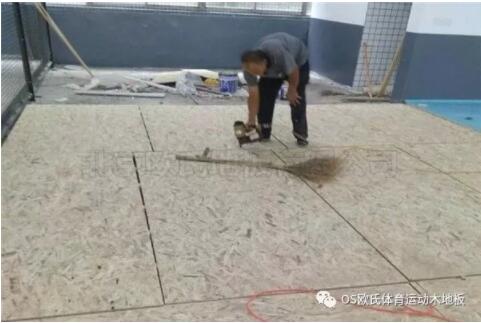 杭州富陽區23籃球館木地板成功案例