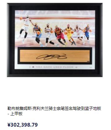 勒布朗.詹姆斯的簽名的NBA籃球地板 勒布朗.詹姆斯的簽名的NBA籃球地板