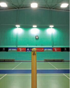 羽毛球場館的燈光 羽毛球場館的燈光