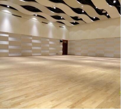 運動木地板效果圖一  清華大學百年會堂舞蹈廳