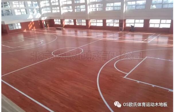 江蘇常州溧陽(yáng)市南渡鎮(zhèn)體育館運(yùn)動(dòng)木地板案例