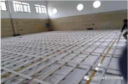 湖南籃球館木地板項目--湖南江永縣人民法院籃球場木地板