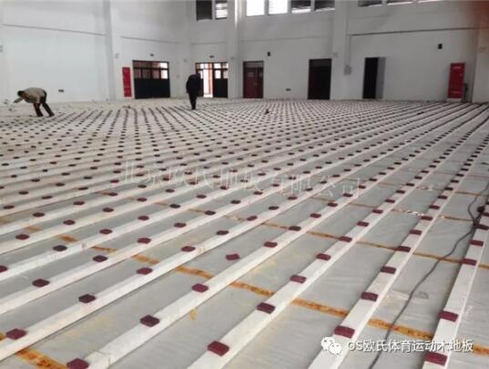 成都賴家店中學體育館木地板案例