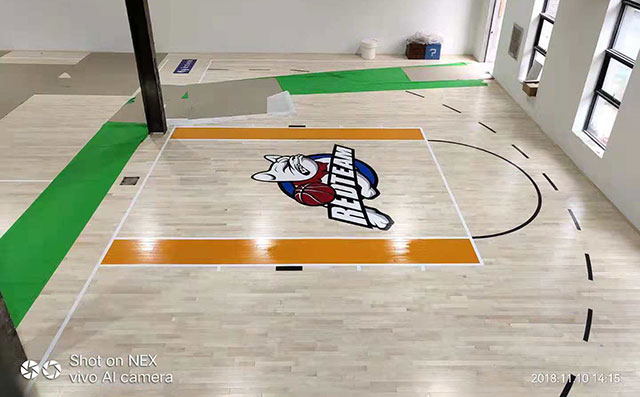 北京朝陽區(qū)祈園文化創(chuàng)意小鎮(zhèn)運(yùn)動(dòng)木地板項(xiàng)目